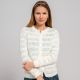 Lättstickad damkofta i Acrylic